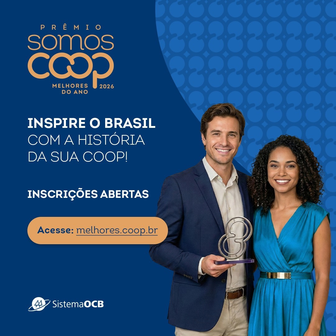 Prêmio SomosCoop Melhores do Ano 2026 está com inscrições abertas