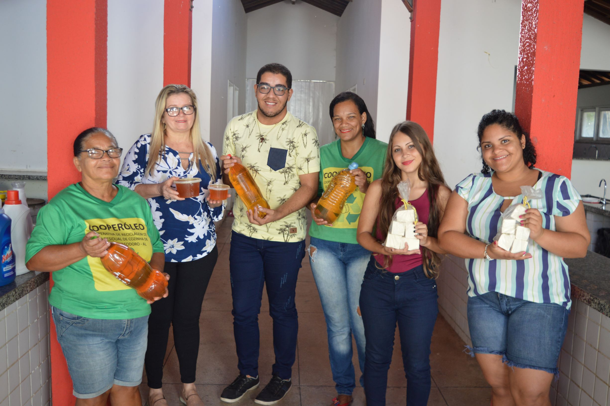 Sistema OCB Alagoas realiza visita técnica à Cooperativa de reciclagem de óleo