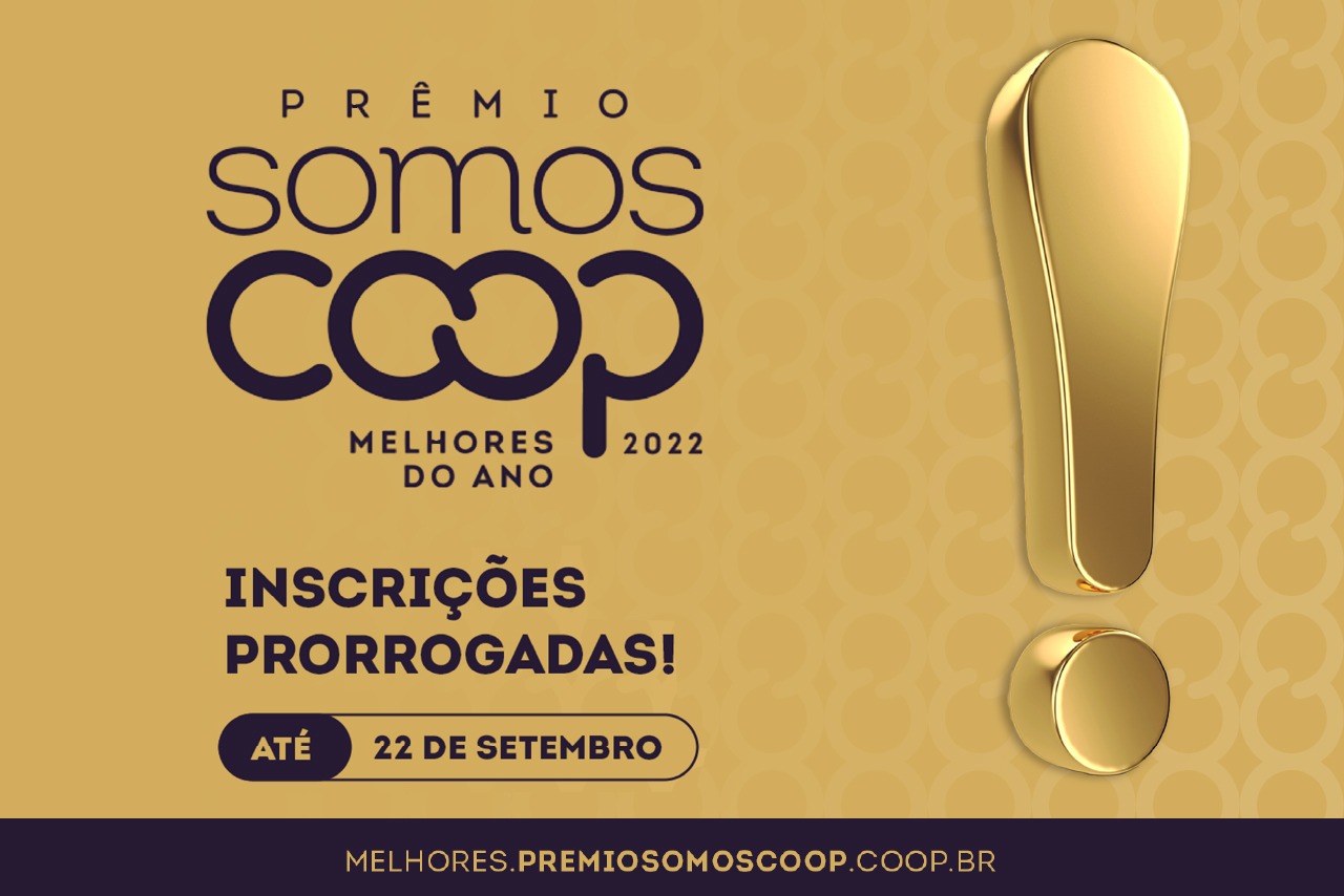 Prêmio SomosCoop: inscrições terminam dia 22